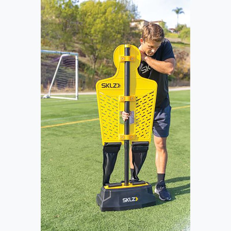 SKLZ Pro тренировъчен футболен защитник с основа жълт 10