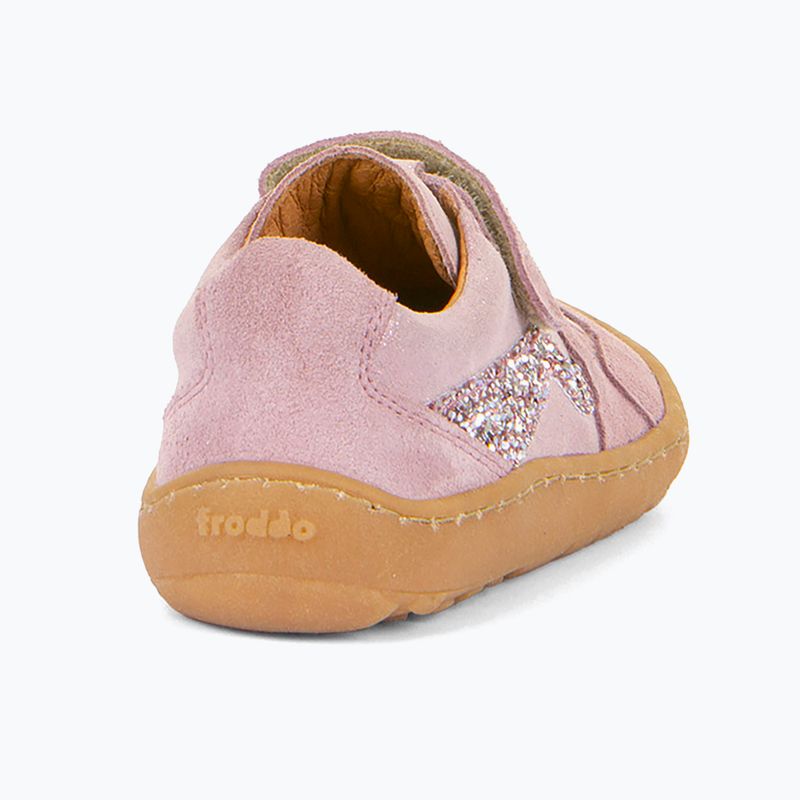Детски обувки barefoot Froddo Splash pink shine 12