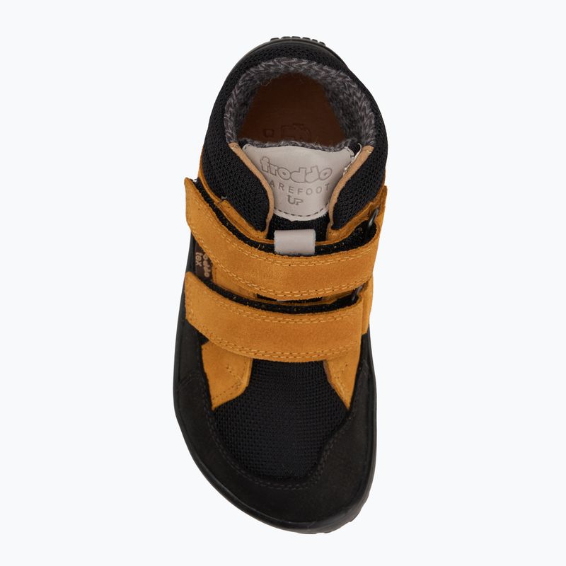Детски обувки barefoot Froddo Up Tex Autumn black/orange 5