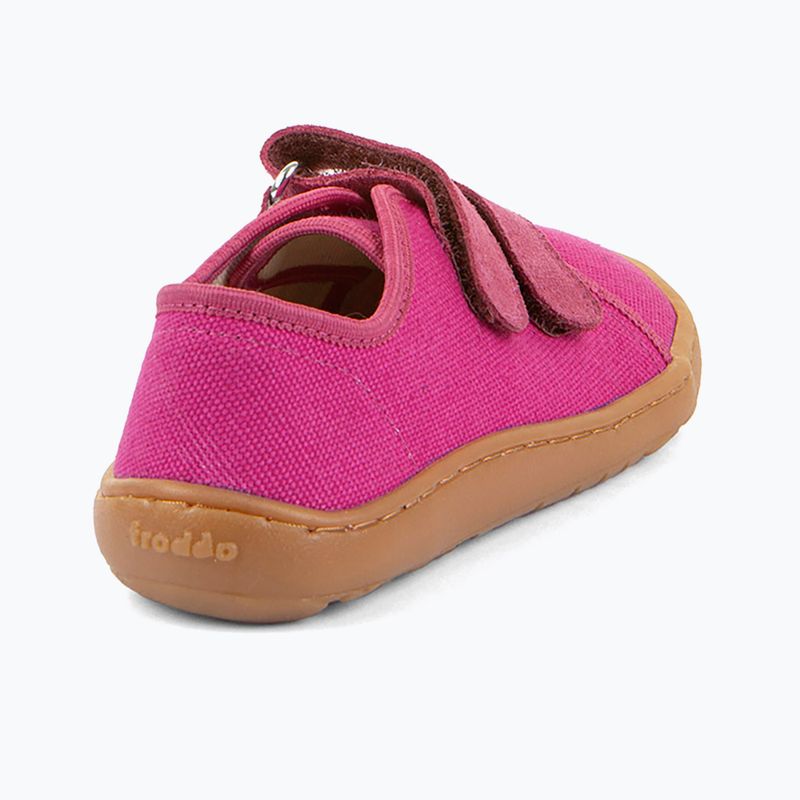 Детски обувки barefoot Froddo Canvas fuchsia 5