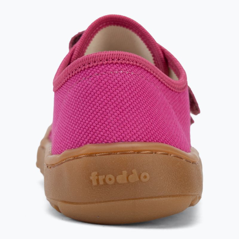 Детски обувки barefoot Froddo Canvas fuchsia 6