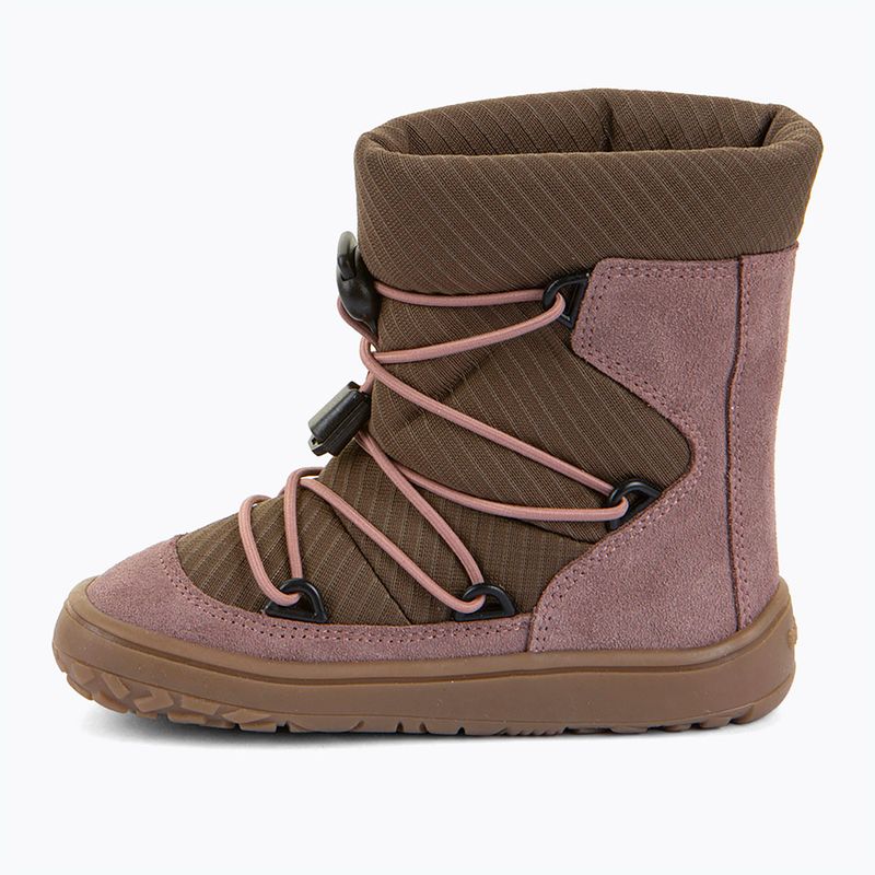 Детски ботуши за сняг тип „barefoot“ Froddo Barefoot Tex Track Wool dark pink 2