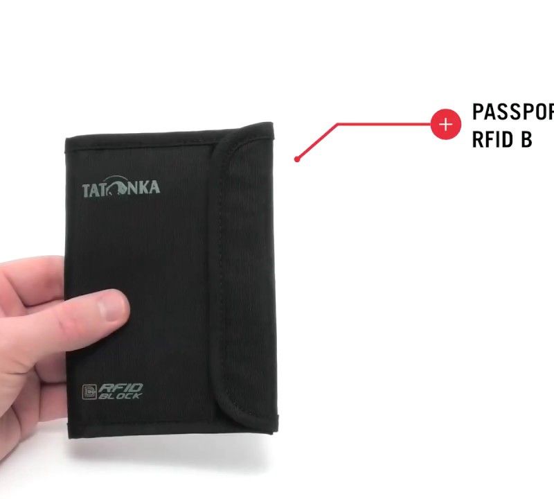 Tatonka Passport Safe RFID B портфейл черен 11