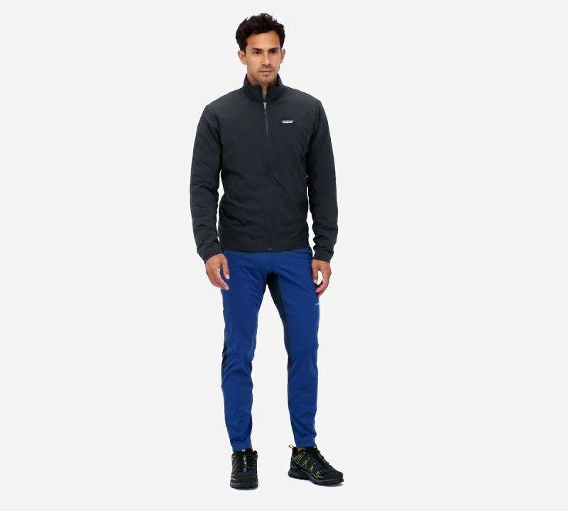 Мъжко хибридно яке Patagonia Thermal Airshed smolder blue 12