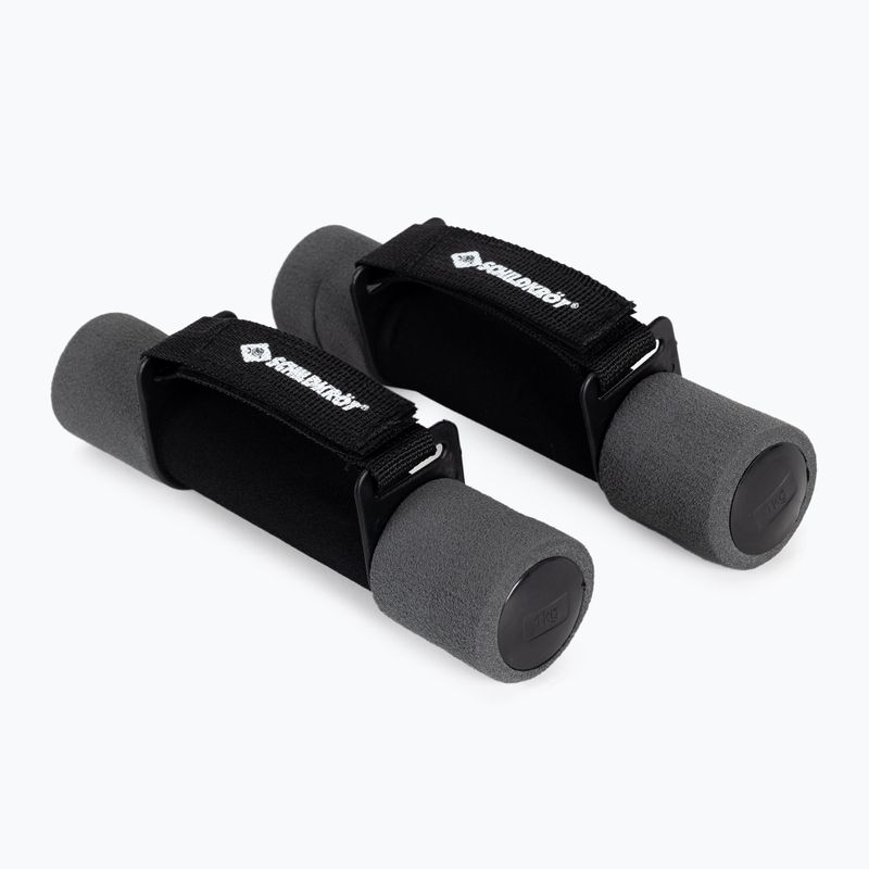 Комплект дъмбели Schildkröt Soft Dumbbells 2 x 1 kg black/grey 960009 2