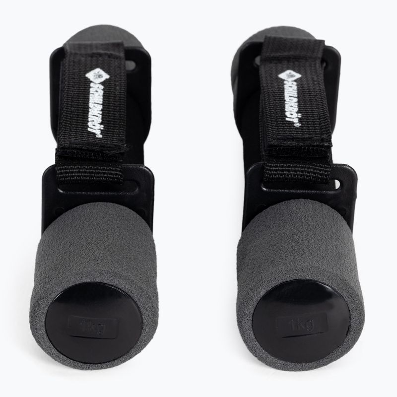 Комплект дъмбели Schildkröt Soft Dumbbells 2 x 1 kg black/grey 960009 3