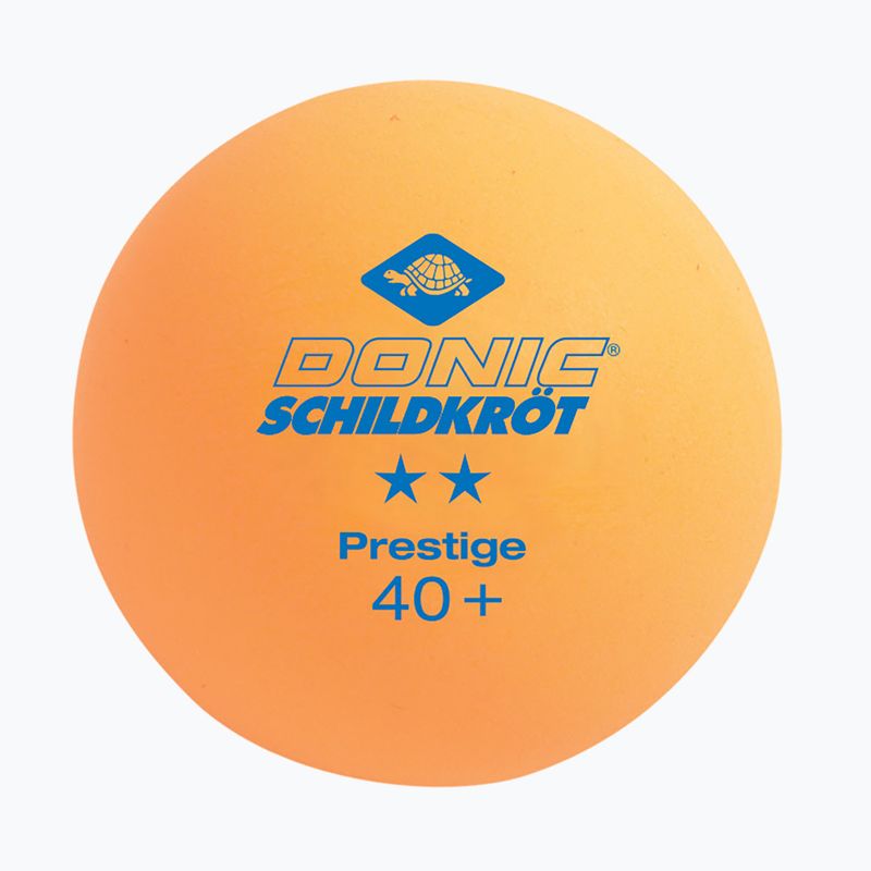 Donic-Schildkröt 2-Stars Prestige Poly 40+ топчета за тенис на маса 3бр. оранжеви. 2