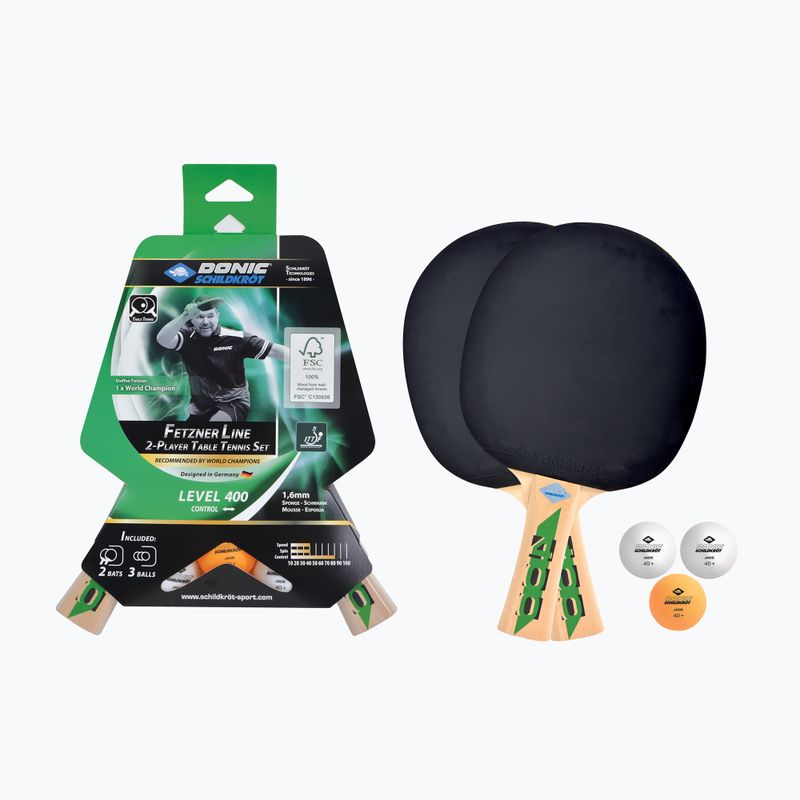 Комплект за тенис на маса Donic-Schildkröt Fetzner Line 400 FSC 3