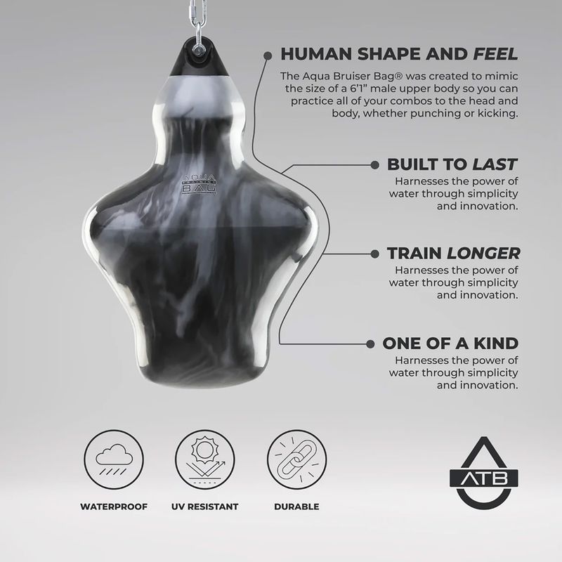 Торба за тренировка Aqua Training Bag Bruiser 18" haymaker black 2