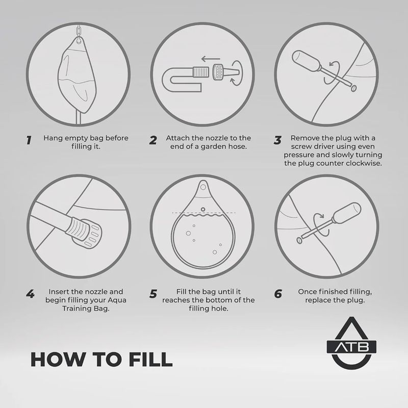 Торба за тренировка Aqua Training Bag Bruiser 18" haymaker black 3