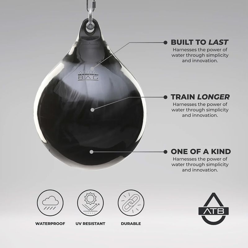 Боксова круша Aqua Training Bag Energy Punching Bag 15" black 7