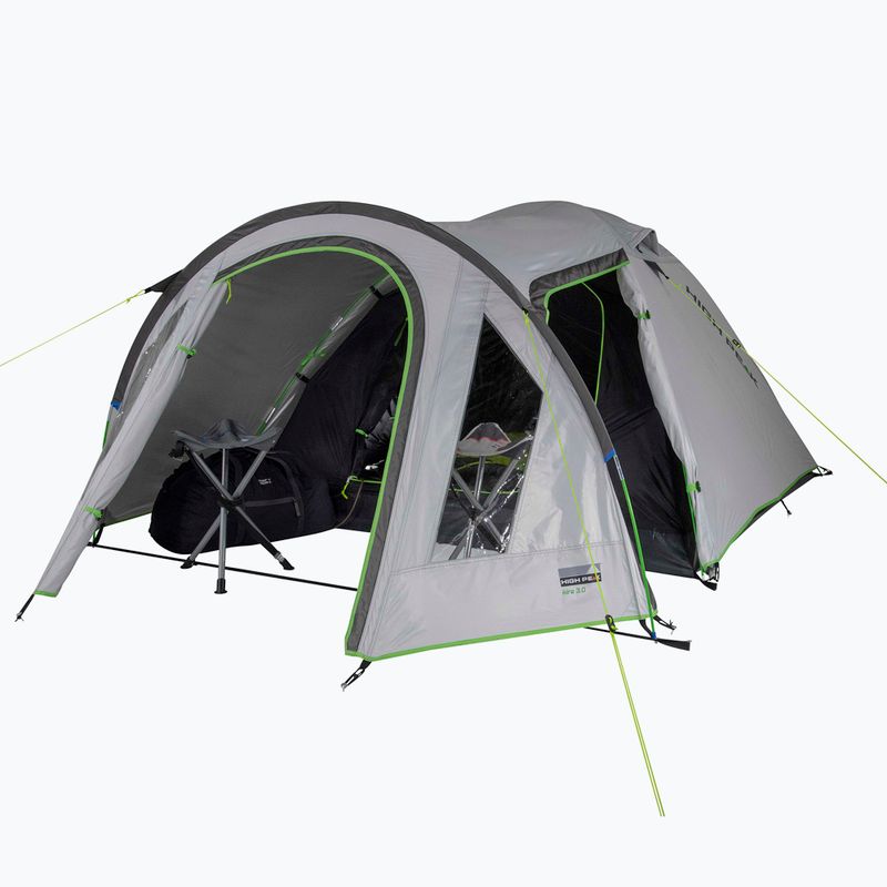 Палатка за къмпинг за 4 души High Peak Kira grey 10373 6