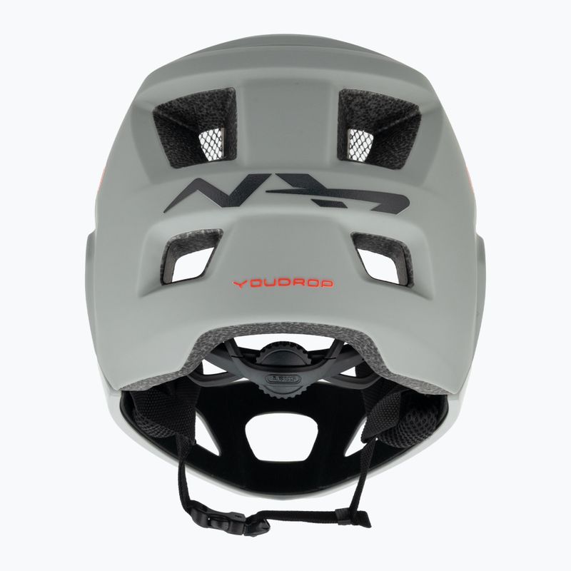 Детска велосипедна каска ABUS Youdrop FF chalk grey 3