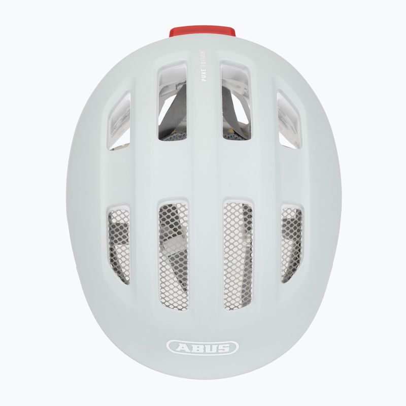Детска каска за велосипед ABUS Smiley 3.0 ACE LED pure mint 6