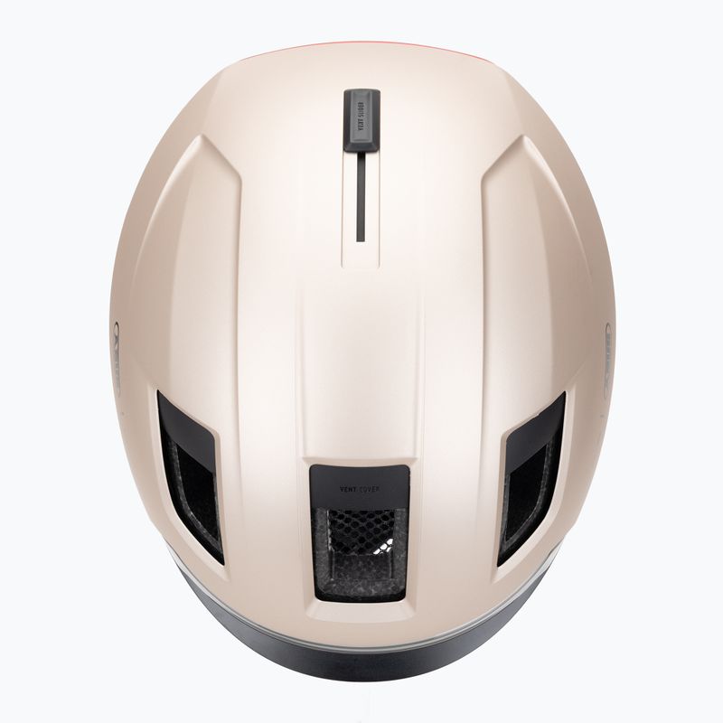 Велосипедна каска с мигачи ABUS Hyp-E champagne gold 6