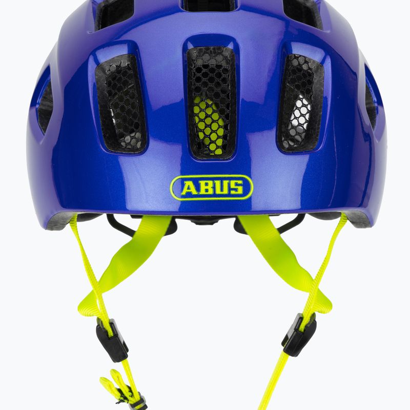 Детска велосипедна каска ABUS Youn-I 2.0 в искрящо синьо 9