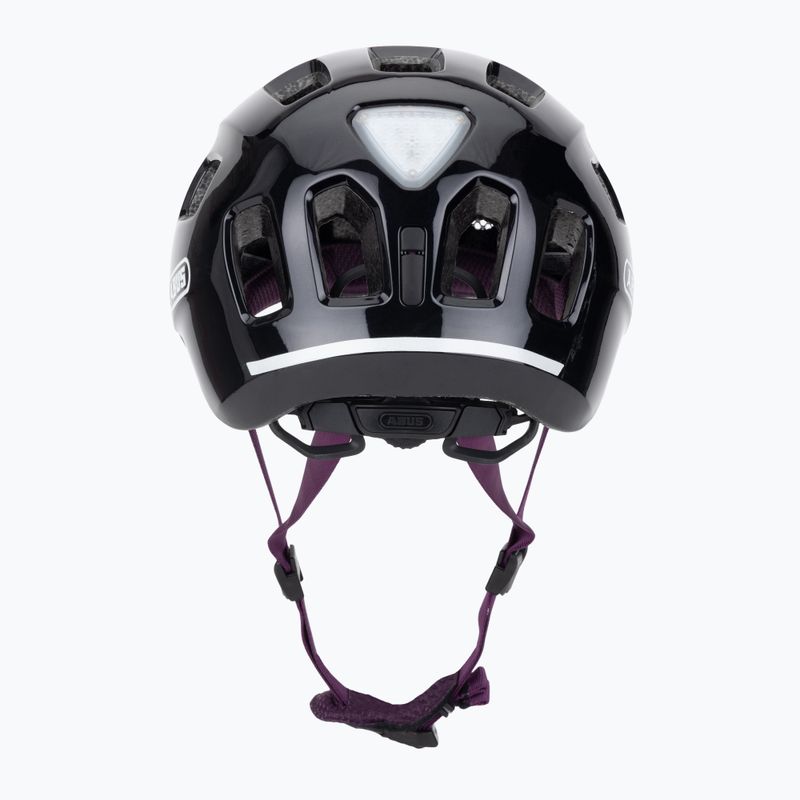 Детска велосипедна каска ABUS Youn-I 2.0 black violet 4