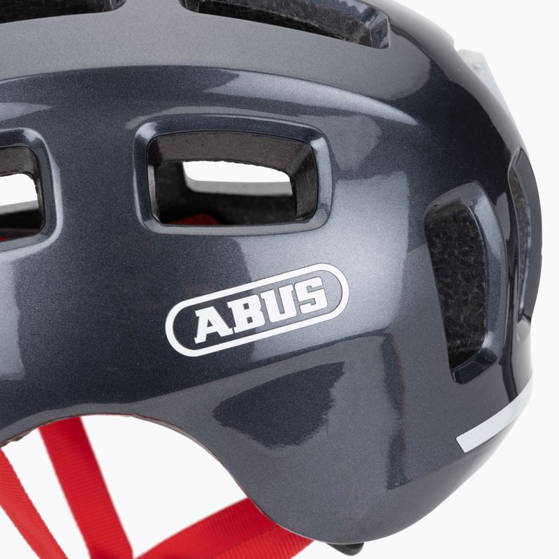 Детска велосипедна каска ABUS Youn-I 2.0 sparkling titan 7