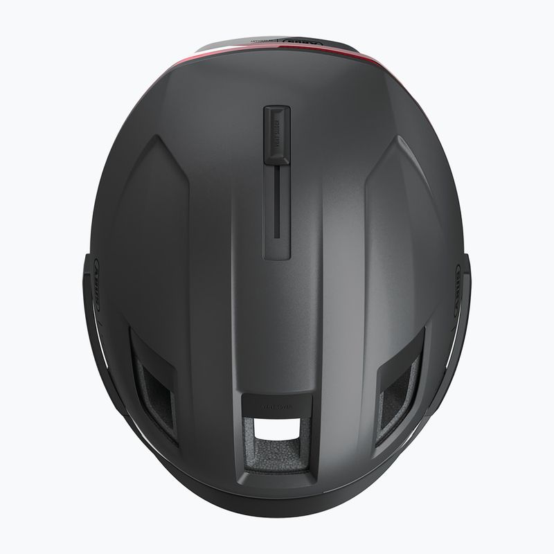 Велосипедна каска ABUS Hyp-e Ace volcano titan с мигачи 6