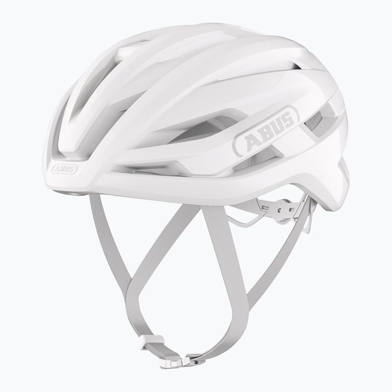 ABUS StormChaser Ace чисто бяла велосипедна каска