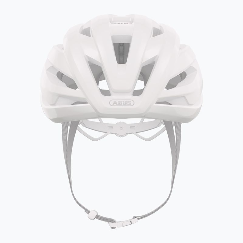 ABUS StormChaser Ace чисто бяла велосипедна каска 5