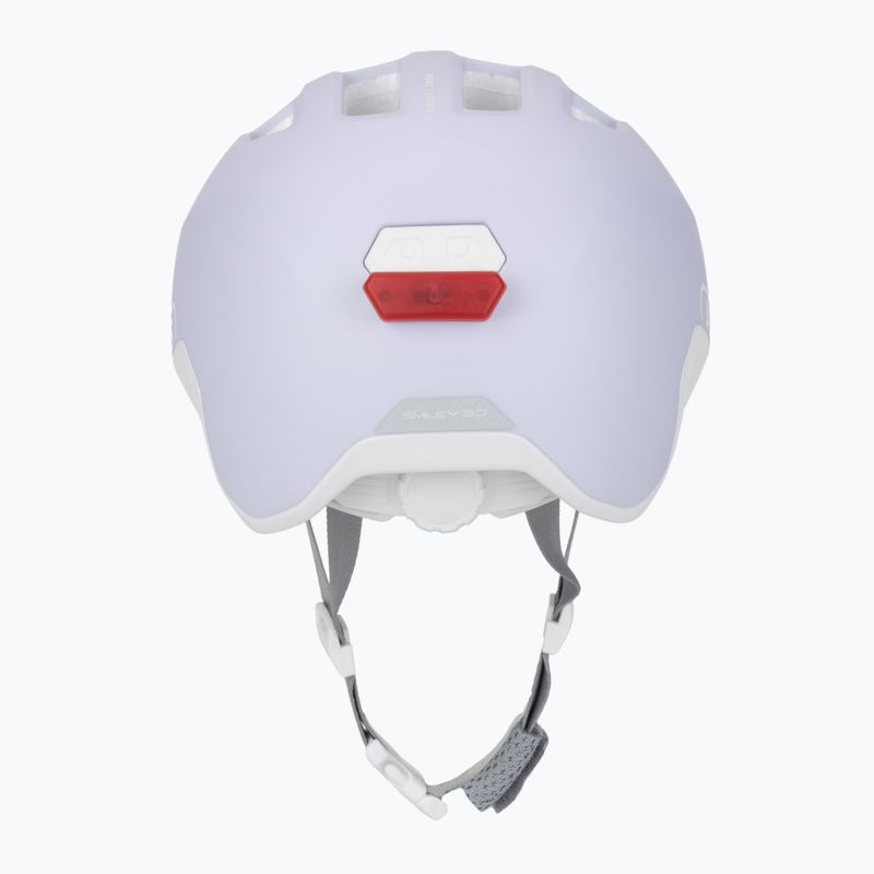 Детска велосипедна каска ABUS Smiley 3.0 ACE LED pure lavender 4
