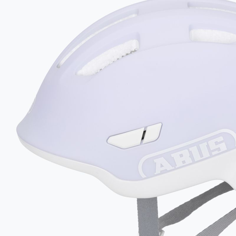 Детска велосипедна каска ABUS Smiley 3.0 ACE LED pure lavender 8