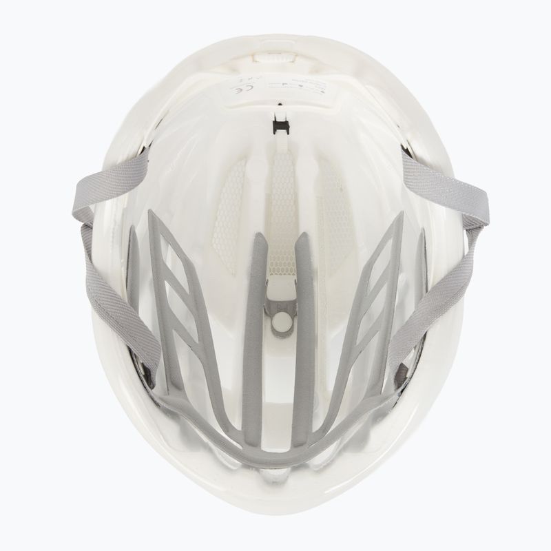 ABUS AirBreaker чисто бяла велосипедна каска 5