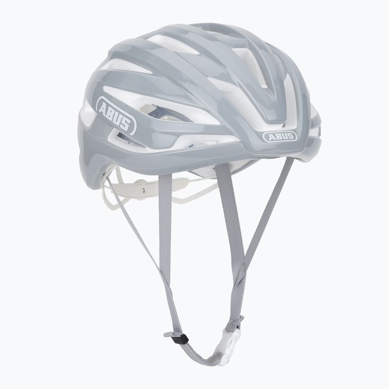 Велосипедна каска ABUS StormChaser Ace в чисто сиво