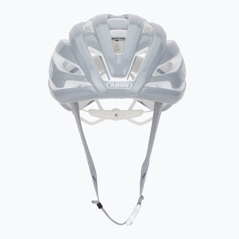 Велосипедна каска ABUS StormChaser Ace в чисто сиво 2