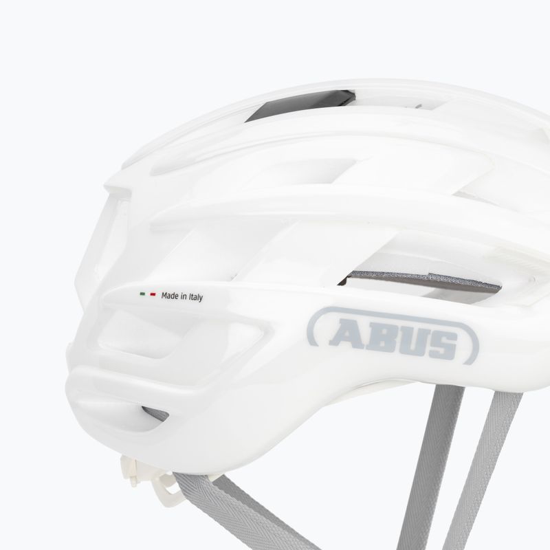 Велосипедна каска ABUS Airbreaker 2.0 pure white 7
