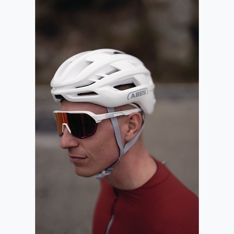 Велосипедна каска ABUS Airbreaker 2.0 pure white 8