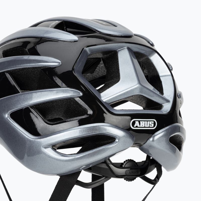 Велосипедна каска ABUS Airbreaker 2.0 graphite silver 8