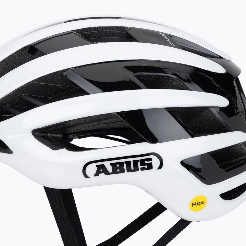 Велосипедна каска ABUS Airbreaker 2.0 Mips shiny white 7
