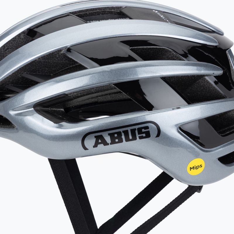 Велосипедна каска ABUS Airbreaker 2.0 Mips graphite silver 7