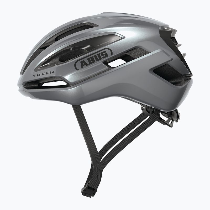 Велосипедна каска ABUS Taipan graphite silver 2