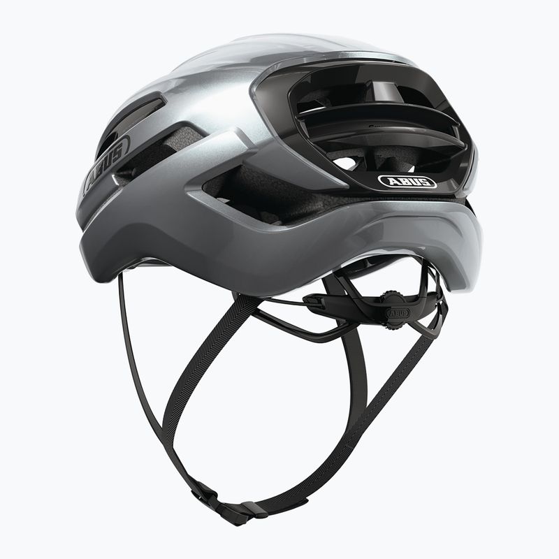 Велосипедна каска ABUS Taipan graphite silver 3