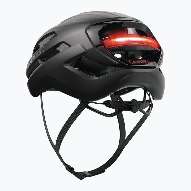 Велосипедна каска ABUS Taipan LED velcet black 3