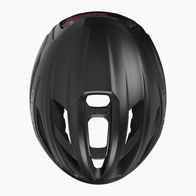 Велосипедна каска ABUS Taipan LED velcet black 4