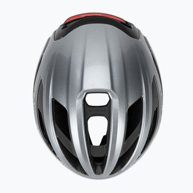 Велосипедна каска ABUS Taipan LED graphite silver 6