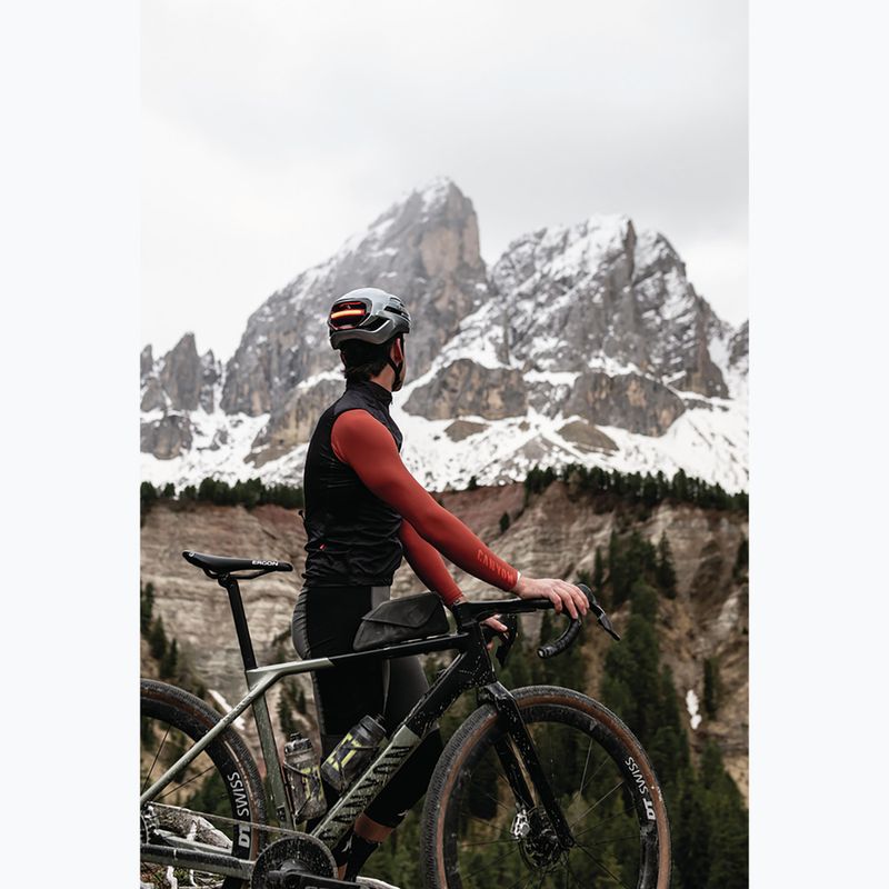 Велосипедна каска ABUS Taipan LED graphite silver 7