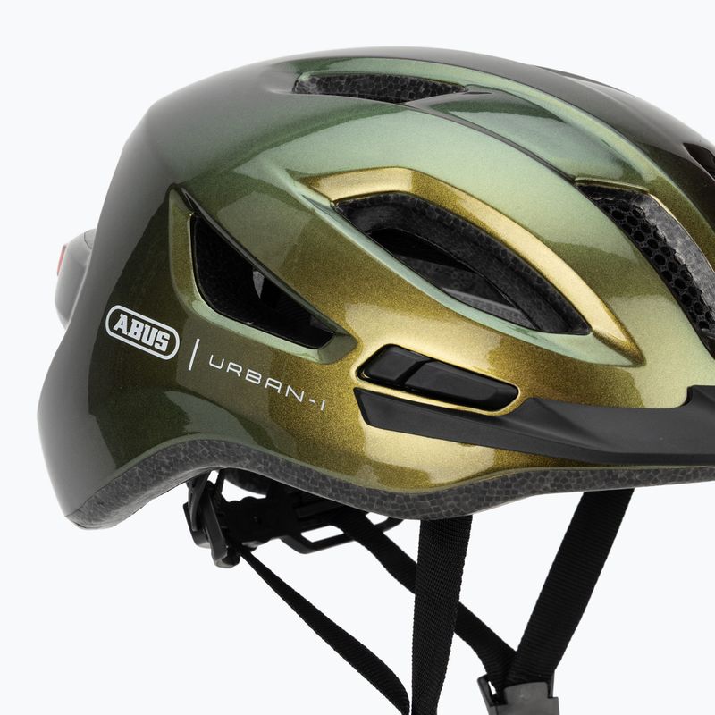 Велосипедна каска ABUS Urban-I 4.0 pepper green 10