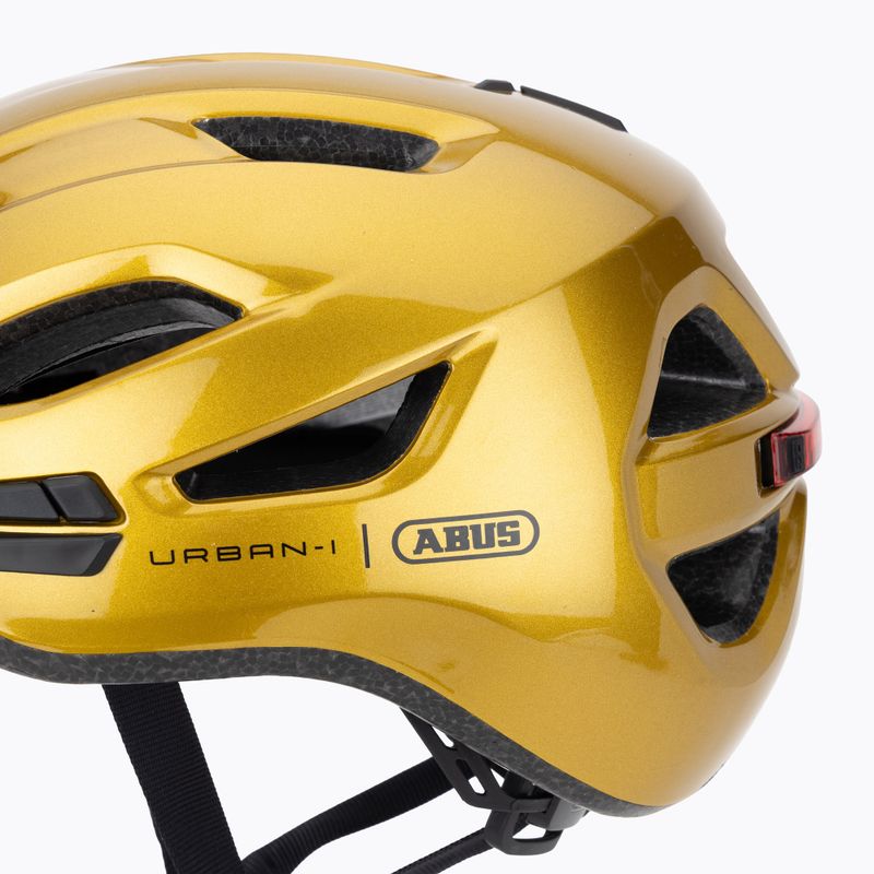 Велосипедна каска ABUS Urban-I 4.0 honey yellow 7