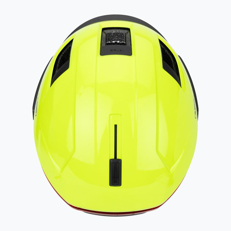 Велосипедна каска с мигачи ABUS Hyp-e Ace signal yellow 6