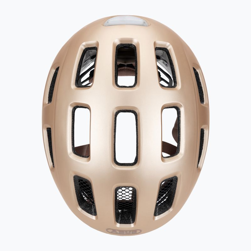 Детска велосипедна каска ABUS Youn-I 2.0 champagne gold 6