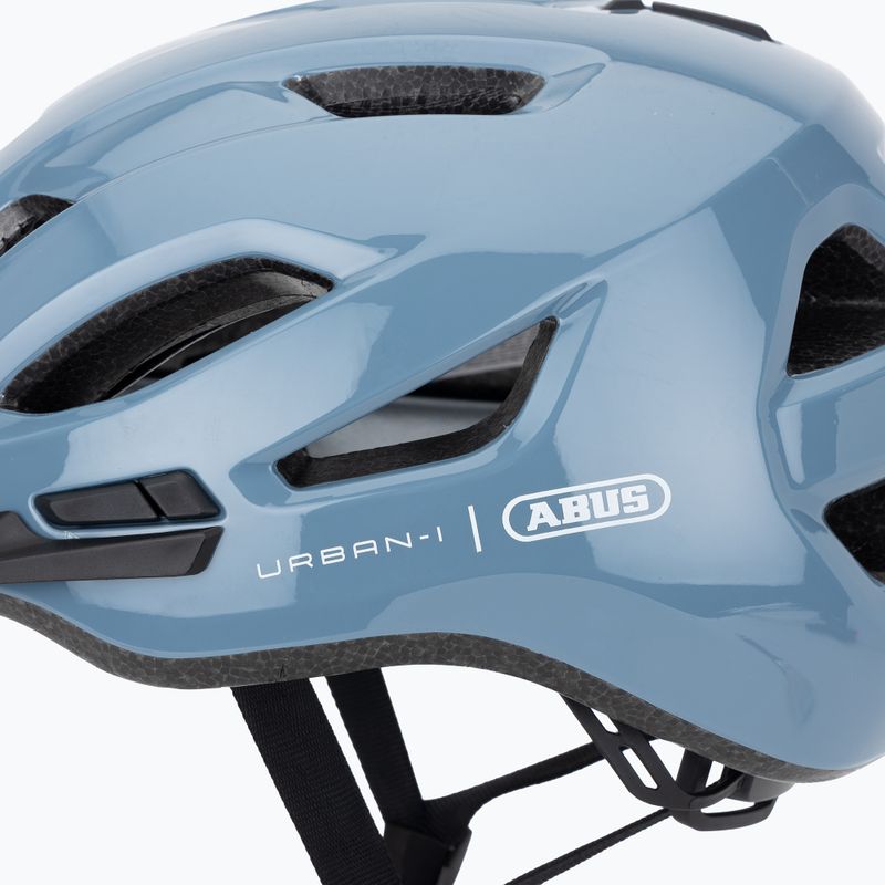 Велосипедна каска ABUS Urban-I 4.0 glacier blue 7