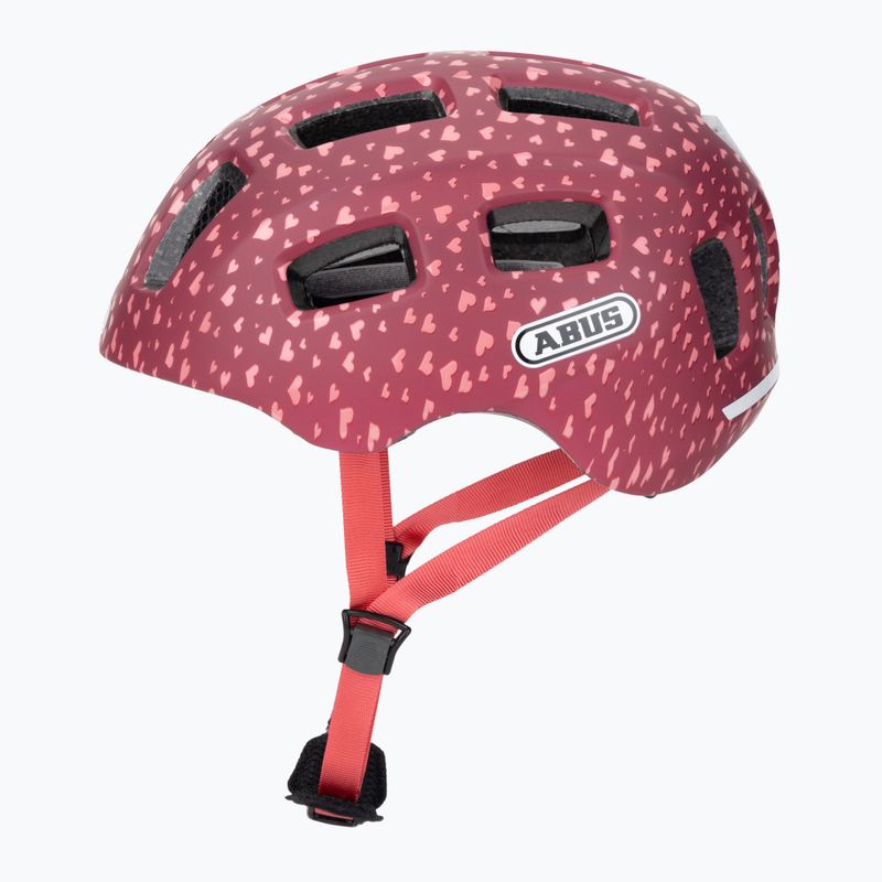 Детска велосипедна каска ABUS Youn-I 2.0 cherry heart 3
