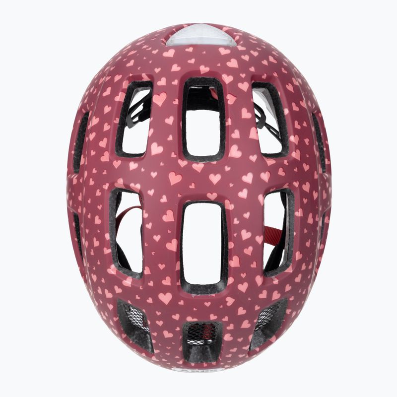 Детска велосипедна каска ABUS Youn-I 2.0 cherry heart 6
