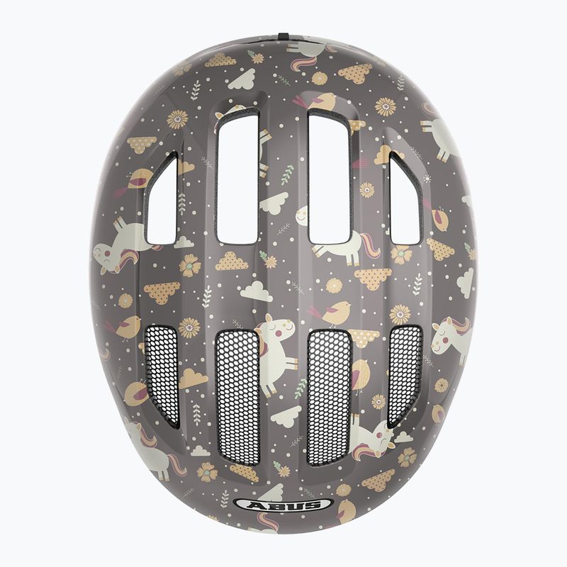 Детска велосипедна каска ABUS Smiley 3.0 grey horse 4