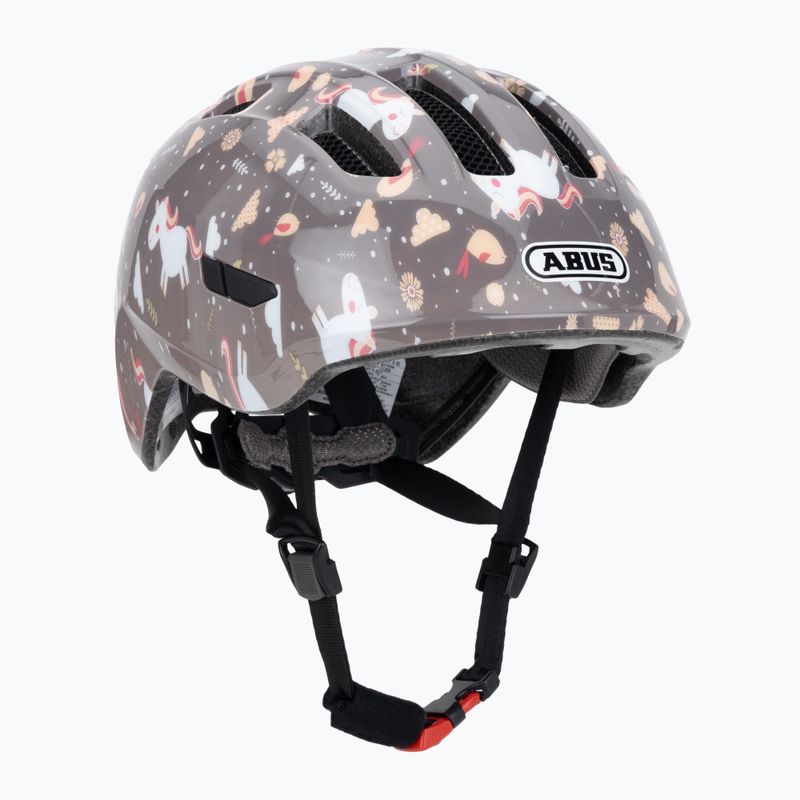 Детска велосипедна каска ABUS Smiley 3.0 grey horse